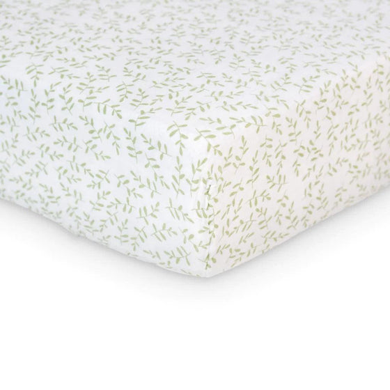 Muslin Crib Sheet - Greenery - My Little Thieves