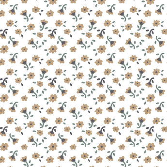 Muslin Crib Sheet - Vintage Floral - My Little Thieves