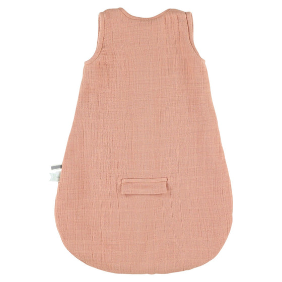 Muslin Sleeping Bag | 90cm - Bliss Coral - My Little Thieves