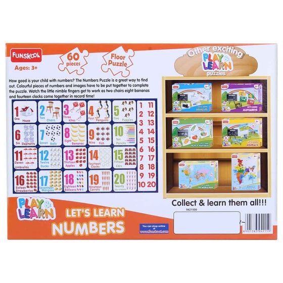 LETS LEARN NUMBERS PUZZLE - My Little Thieves