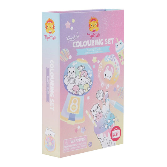 Pastel Colouring Set - Kawaii Cafe - My Little Thieves