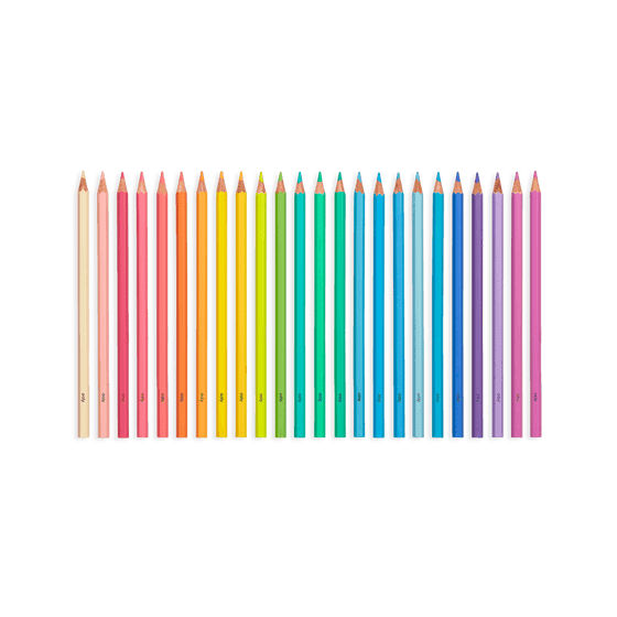 Pastel Hues Colored Pencils - Set of 24 - My Little Thieves