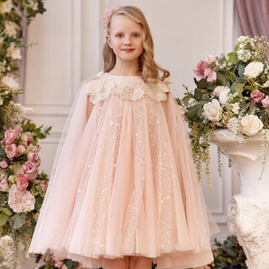 Pink Tulle Dress – Elegance & Whimsical Charm Occasion Wear - My Little Thieves