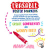 Project 6 ct. Erasable Poster Markers - My Little Thieves