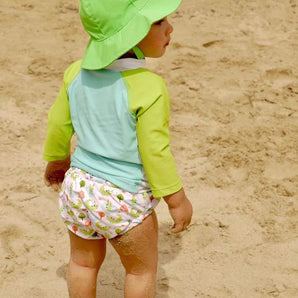 Reusable Baby Swim Diaper & Sun Hat Set - My Little Thieves