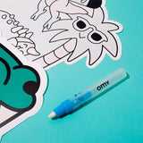 Reusable Magic Water Placemats – Fun & Mess - Free Coloring for Kids - My Little Thieves