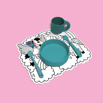 Reusable Magic Water Placemats – Fun & Mess - Free Coloring for Kids - My Little Thieves