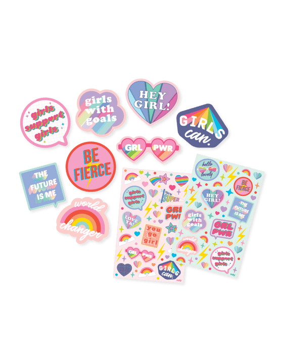 Scented Scratch Stickers - GIRL POWER - My Little Thieves