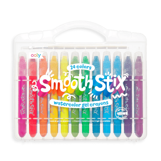 Smooth Stix Watercolor Gel Crayons - 25 PC Set - My Little Thieves