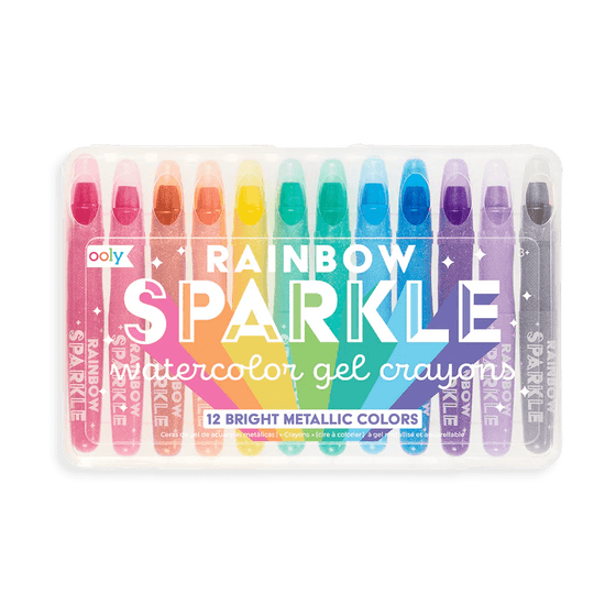 Sparkle Watercolor Gel Crayons - Set of 12 - My Little Thieves