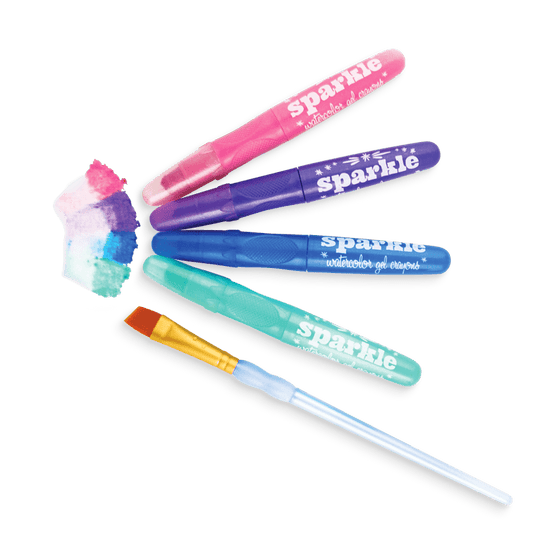 Sparkle Watercolor Gel Crayons - Set of 12 - My Little Thieves