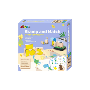 Stamp and Match - Create Dinosaurs - My Little Thieves