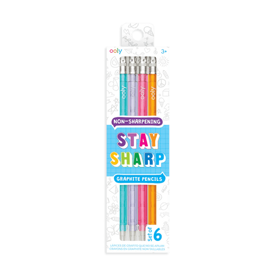 Stay Sharp Rainbow Pencils - Set of 6 - My Little Thieves