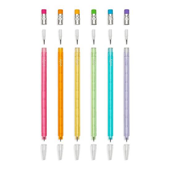 Stay Sharp Rainbow Pencils - Set of 6 - My Little Thieves