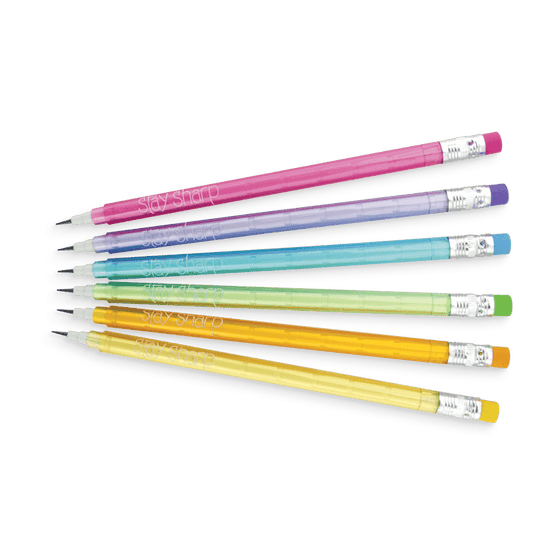 Stay Sharp Rainbow Pencils - Set of 6 - My Little Thieves