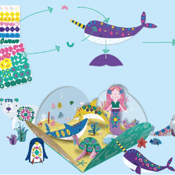 Stick 'N Play Series - Polar & Sea Animals - My Little Thieves