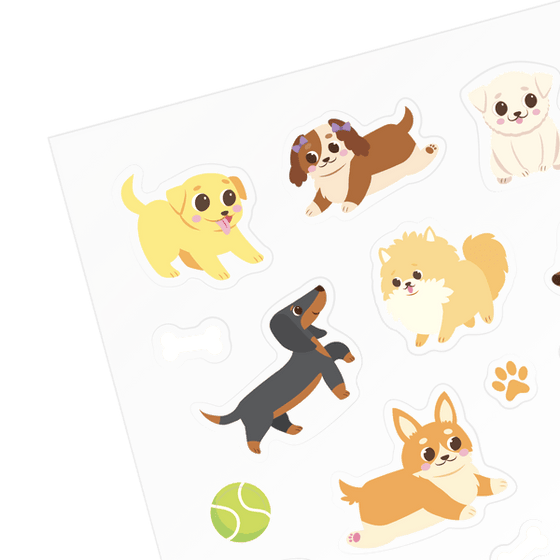 Stickiville Puppy Love Stickers - My Little Thieves