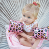 Rose Gold Leopard Inflatable Armbands -0-2 years