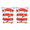 Red-White Whale Inflatable Armbands - 0-2 years