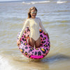 Rose Gold Leopard Printed Swim- ring   Pool Inflatable 90 cm