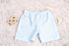 Light blue striped swim shorts by Swim Essentials