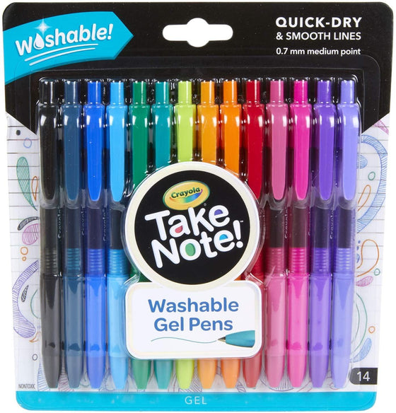 Take Note! Washable Gel Pens 14 ct. - My Little Thieves