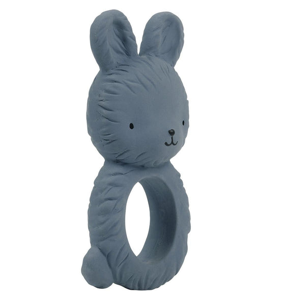 Teething Ring - Bunny Charcoal Blue - My Little Thieves