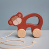 Wooden pull along toy - Mr. Monkey - My Little Thieves