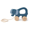 Wooden pull along toy - Mrs. Elephant - My Little Thieves