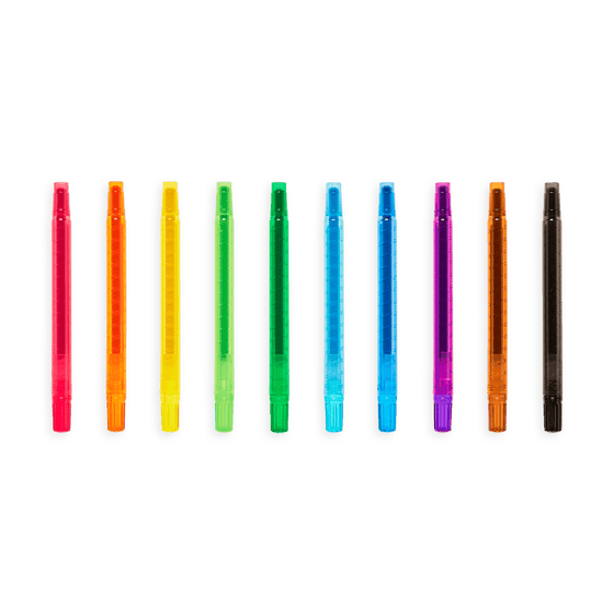 Yummy Yummy Scented Twist Up Crayons - Set of 10 - My Little Thieves