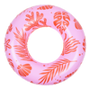 Pink-Red Ocean Printed Swimring 90 cm - By Swim Essentials