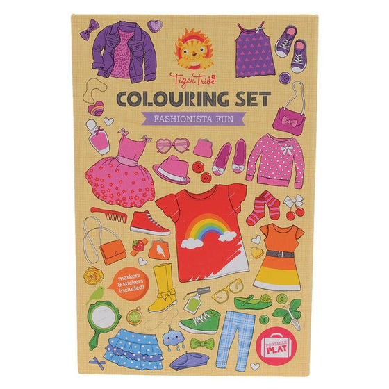 Colouring Set - Fashionista Fun - My Little Thieves