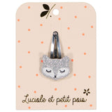 Fox Hair Clip - Silver Glitter - My Little Thieves