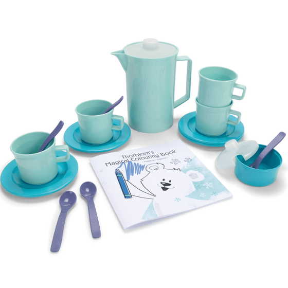 Frosty Blue Coffee Set and Thorbjorn Colouring Book - My Little Thieves