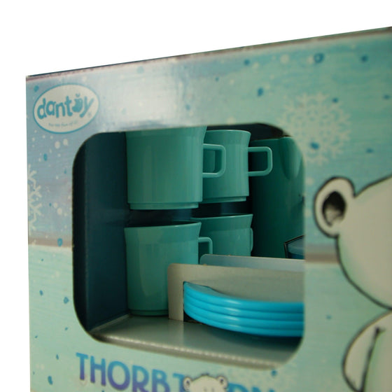 Frosty Blue Coffee Set and Thorbjorn Colouring Book - My Little Thieves