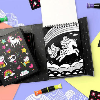 Neon Coloring Set - Unicorns & Friends - My Little Thieves