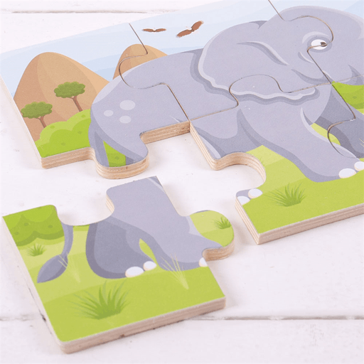 Six Piece Puzzles - Wild Animals (set of 3) - My Little Thieves