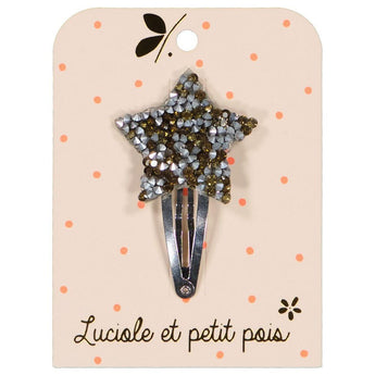 Star Hair Clip - Bronze Rhinestones - My Little Thieves